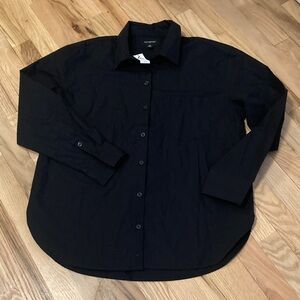 Banana Republic Midnight Black Collared Shirt